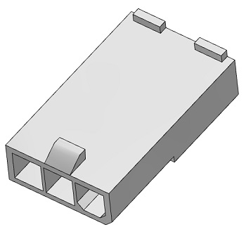 Connector, Plug, 4.2mm, 3 Pin